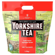 Yorkshire Tea, Total 480 Tea Bags, (Pack of 1.5