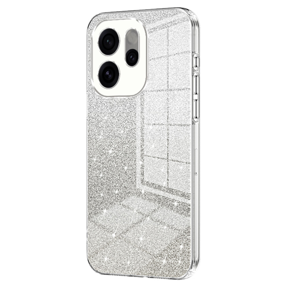 (Transparent) Phone Case For Oppo Reno15 Pro 5G (Global) / Reno15 5G (China) Electroplating Gradient Glitter Tpu Phone Cover 6914298650561