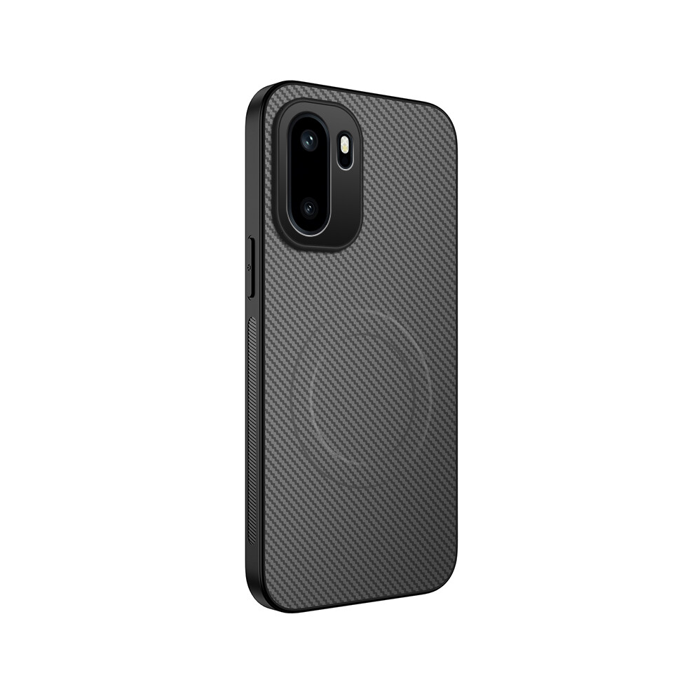 (Grey) Wanlonfeng For Oneplus Ace 6T 5G / Oneplus 15R 5G / Oneplus Ace 6 5G Magnetic Case Tq Series Carbon Fiber Texture Pc Tp Grey 6914296250305