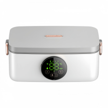 Lunch box riscaldato wireless da 1 L con batteria da 16000 mAh e riscaldamento regolabile a 6 livelli, 45 W