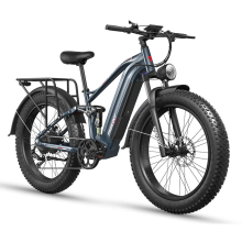Freesky M410 Electric Bike 48V 25Ah 26*4" Fat Tire Off-road Mountain E-Bike NEW