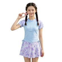 Joli ensemble de maillots de bain 2 pièces, maillot de-Bleu S