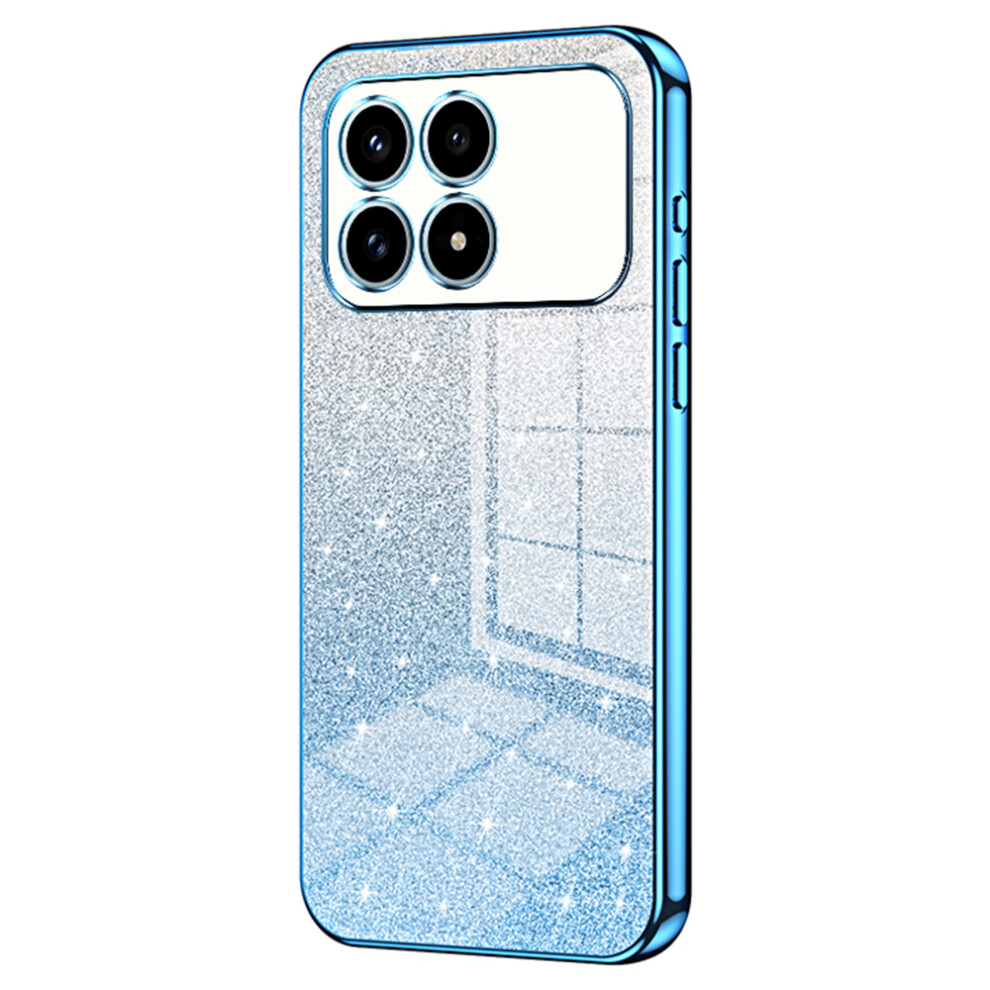 (Blue) Phone Case For Xiaomi Poco F8 Pro / Redmi K90 5G Electroplating Gradient Glitter Tpu Phone Cover Blue 6914298217412