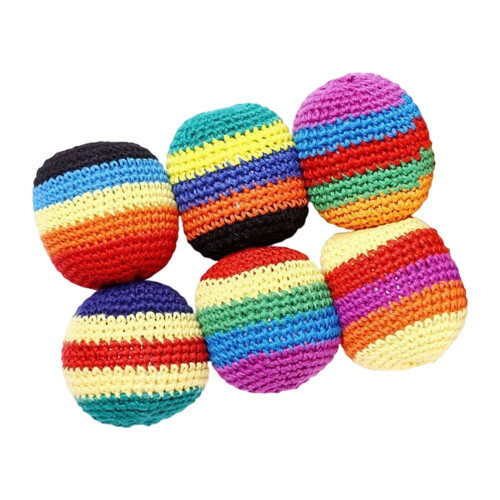 6/12/24Pcs Lightweight Throwable Practice Ball Set Textured-6