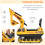 Ride-on Excavator, Toy Tractors, Digger 5