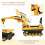 Ride-on Excavator, Toy Tractors, Digger 6