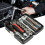 38 Piece Mini Ratchet Tool Kit Silver Red 1