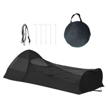 Large Automatic Shelter Constructed From permanent-Black