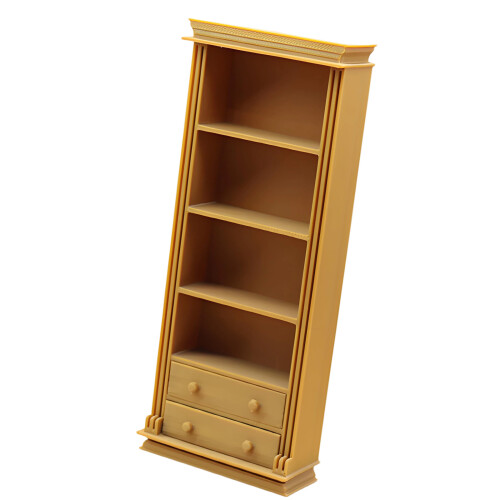 Étagère de maison de poupée multicouche, modèle- Couleur du bois