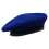 (Medium, Royal Blue) British Army Style Wool Mens Beret Hat Cap Leather Band 1