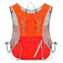 Sac à dos d'hydratation étanche pour course à pied, sac-Orange