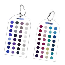 Carte de correspondance de couleurs ABS double face pour la-UN