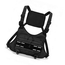 Sac à bandoulière de course durable, pochettes de-Couleur noire