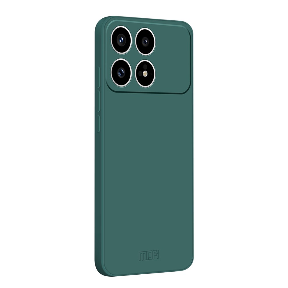 (Dark ) Mofi For Xiaomi Poco F8 Pro / Xiaomi Redmi K90 5G Case Skin Touch Soft Tpu Protective Phone Cover Green 6914294890046
