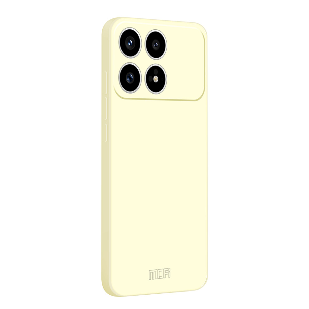 (White) Mofi For Xiaomi Poco F8 Pro / Xiaomi Redmi K90 5G Case Skin Touch Soft Tpu Protective Phone Cover White 6914296841893