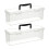 Mallette de rangement en plastique à deux couches avec-Noir 1