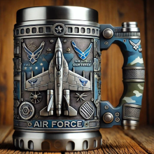 Caneca de café impressa em 3D personalizada 15 oz com design temático vibrante, durável e segura para máquina de lavar l