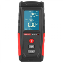 Detetor de radiação eletromagnética com visor LCD, medidor EMF para telemóvel e computador, portátil e preciso
