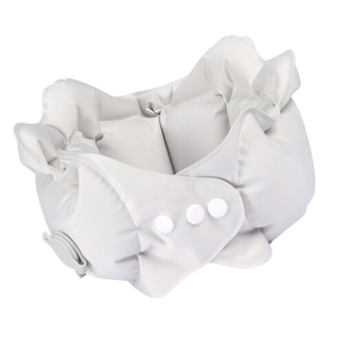 Innovative Two Function Travel neck rest With-light gray
