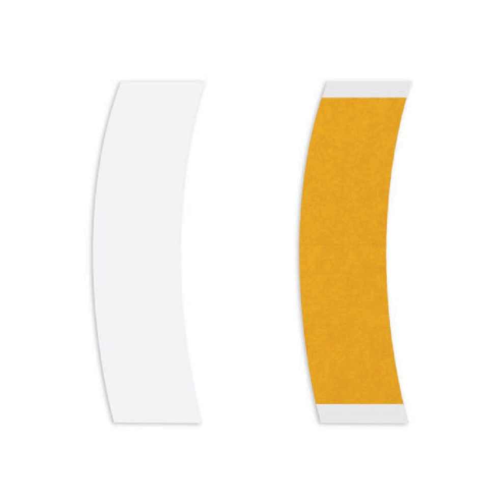 Walker Tape Unisex White German Brown Tape Contours - C, 36 Pack