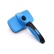 Pet Self-Cleaning Deshedding Brush – Easy Fur Removal Grooming Tool for Dogs & Cats