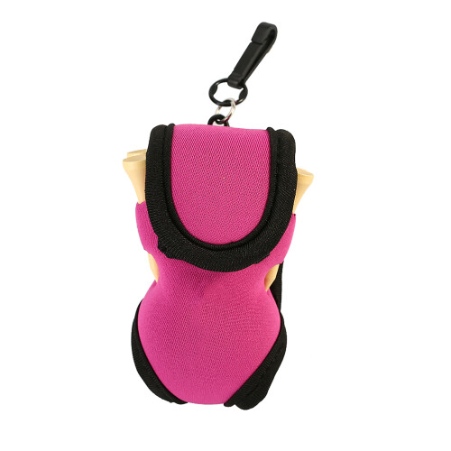 Pink Golf Ball Bag Clip On Organiser