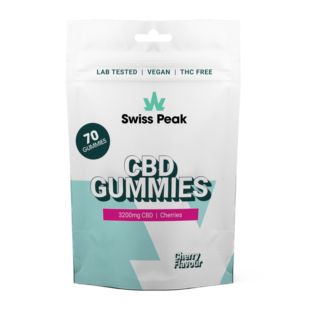 Swiss Peak Health (3200Mg) Cbd Cherry Gummies 3200Mg - 4800Mg | 70 Gummies