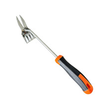 Heavy Duty Stainless Steel Weeding Tool With Ergonomic-Orange