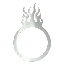 Drum Shell Port Hole Protector Alloy Drumhead Vent-flame