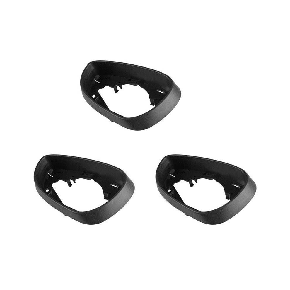 3X Car Left Side Door Wind Rearview Mirror Cover Frame For Fiesta Mk7 2009-2017 4713935004475