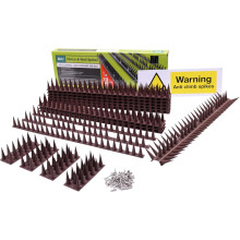 (Brown, 36pcs) Fence Wall Spikes Garden Tall Bird Spikes