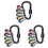 Bit Holder Keychain, 15Pcs 1/4 Hex Shank Impact Drill Bit Keychain Quick Change Connect Holder Drill Screw Adapter 1