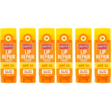 O'Keeffe's Lip Repair SPF 35 Lip Balm - Stick - Sun-Safe Moisturizer for Extremely Cracked, Dry Lips, (Pack of 6)