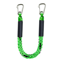 Floating Tube Elastics Mooring Line Adjustable-green black dots