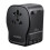 Reisadapter met USB-C en USB-A oplader 65W - Zwart 1