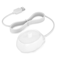 XXSZHY USB Electric Toothbrush Charger, Portable Travel Charging Base Compatible with Braun Oral-B Type 3757, Pro 1/2/3, iO & Genius Series, the cable