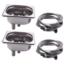 2X Pitcher Irrigator / Steam Pitcher Irrigator / Glass Irrigator / Distribution Steam Pitcher Irrigator 17X16cm