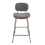 Signature OLYMPIA grey fabric counter chair 1