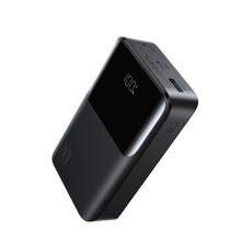 Schwarze Powerbank - Joyroom - 20000 mAh - LED-Anzeige - Universell - Li-Poly - 3A - 337 g - 3 Ladungen