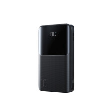 Varavirtalähde 10000mAh 22.5W USB-A USB-C näytöllä JR-QP191 Mini - musta