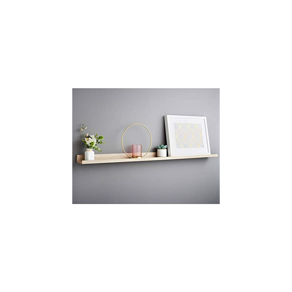 Ra-Homestore New Elegant Subtle Photo Shelf 120Cm - Oak 3345334587221