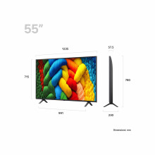 LG 55NANO80A6B 55inch NanoCell AI 4K Ultra HD LED SMART TV WiFi - Refurbished