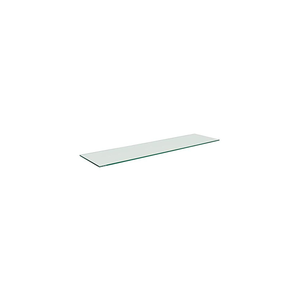 Completeshopfittings Toughened Glass Shelves/Shelf Shopfittings/Slatwall Twin Slot Retail Display (900Mmx300mmx6mm) 3625952982753