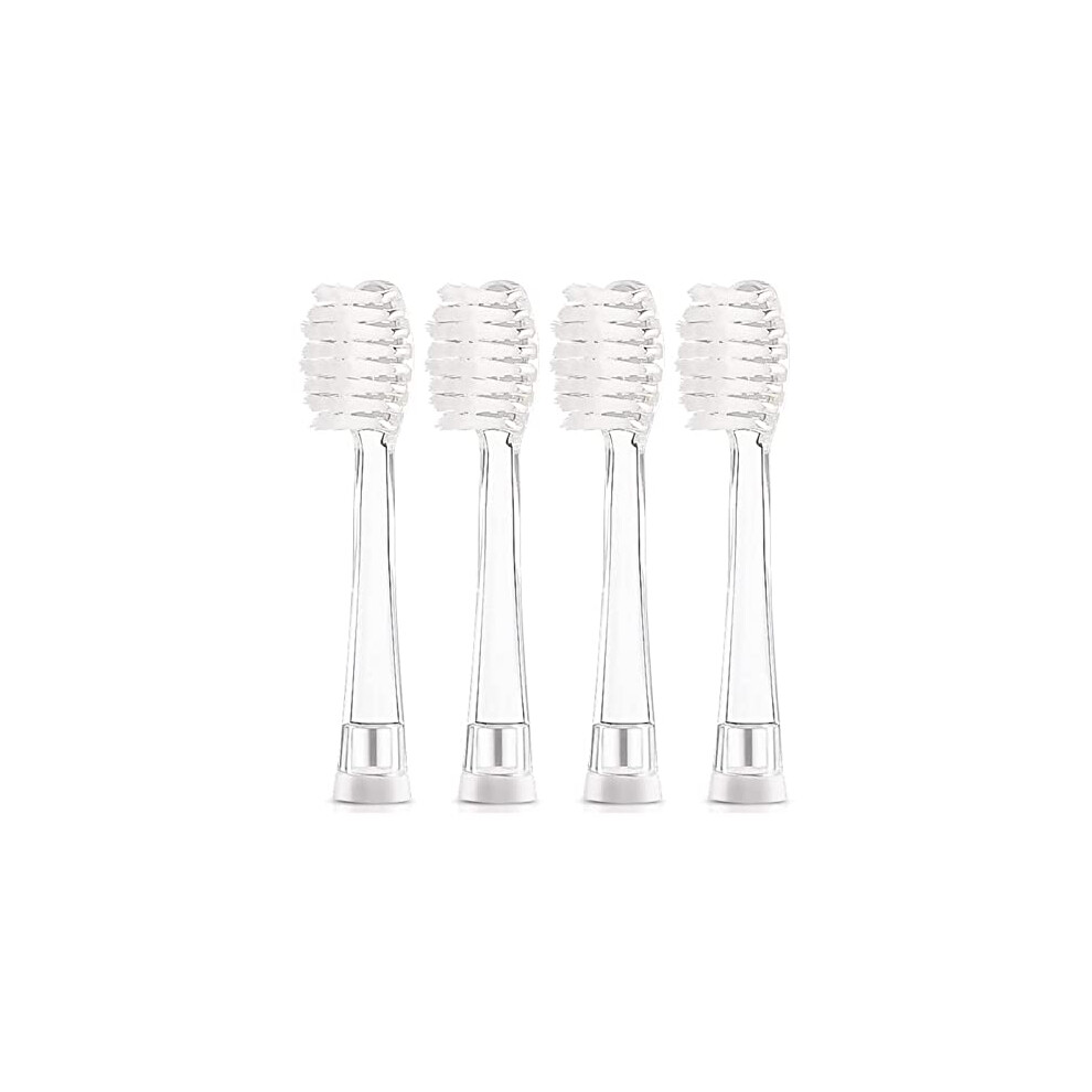 Seago Kids Electric Toothbrush Replacement Heads 4 Pack Compatible With Sg-977 Sg-513 Ek6, Extra Soft Bristles For Ages 3+, Large Brush Heads