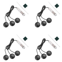 4pcs Guitar Pickup 3X Piezo Pickup Transducer for Acoustic Guitar Ukulele Mandolin Instruments