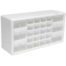 Akro-Mils 26-Drawer Plastic Drawer Storage Cabinet for Garage Organization, Bead Organizer, Building Bricks Storage, Teacher Toolbox, Makeup