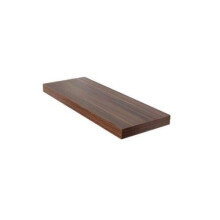 Optimal Products HUDSON HIGH GLOSS FLOATING SHELVE SHELF SHELVES DISPLAY UNIT WALL MOUNTED STORAGE (Walnut, 900 X 235 X 38 MM)