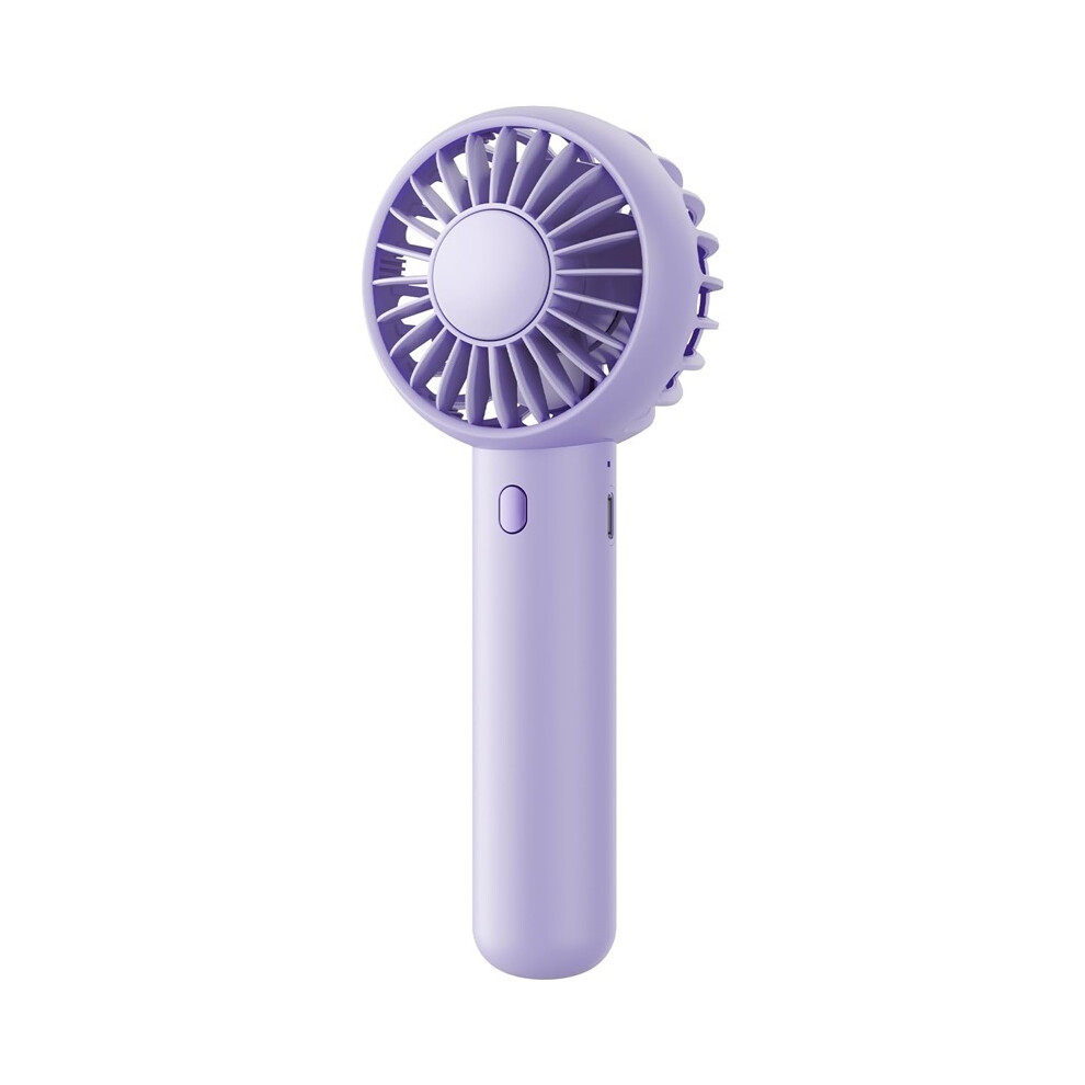 (purple) Mini Fan 3 Speed Handheld Desktop Base USB Rechargeable Travel Lash Makeup Girl Women Summer Gift-image-OPC-PVBSCYB-NEW