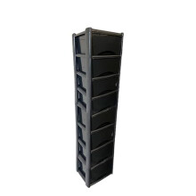 Neat. 8 Plastic Storage Drawers Unit with See-Through Drawers, Compact Vertical Design – Durable Plastic, Ideal for Organizing Office Crafts, and