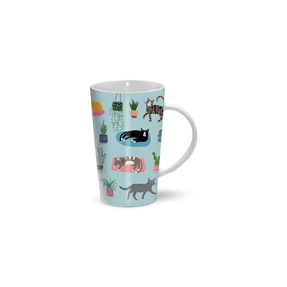 Otter House Otterhouse Gift The Riverbank Mug - Cat & Plants